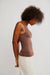 Free People - Seamless V Neck Cami - Chocolate Lava - Side