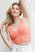 Niki Biki - Lace V Neck Tank - Desert Flower