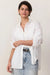 Marine Layer - Oversized Poplin Shirt - White - Front