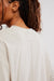 Free People - Perfect Oversized Tee - Morning Oat - Detail