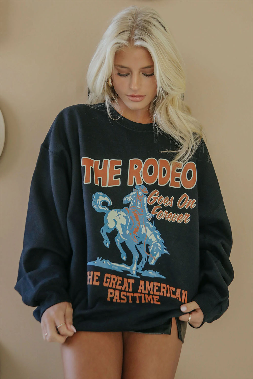 Charlie Southern - Rodeo Forever Sweatshirt - Black 