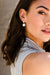 Able - Coin Pearl Earrings - Gold - Model