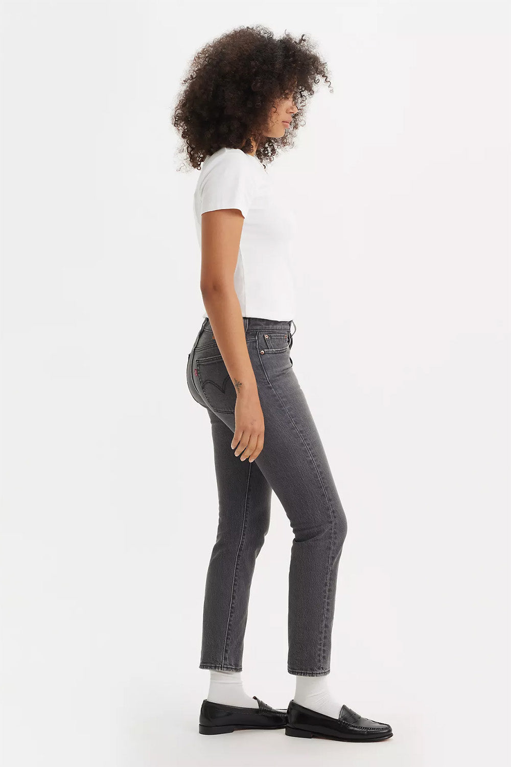 Levis - Wedgie Straight - Well Worn - Side