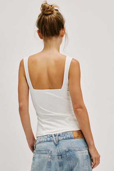Free People - Somewhere Sometime Cami - Ivory - Back