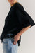 Free People - Margot Sweater Tee - Black - Side