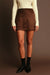 Deluc - Dereck Skirt - Chocolate - Front