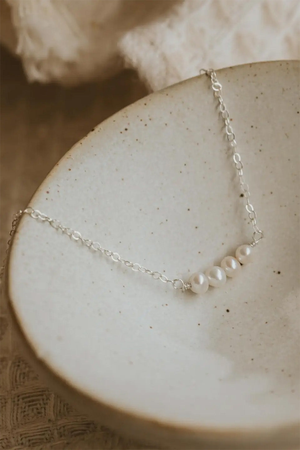 Hello Adorn - Pearl Linked Necklace