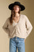 Saltwater Luxe Dovere Sweater in Natural — Front view