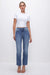 Good American - Always Fits Straight Jeans - Indigo - Front