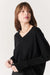 Deluc - Betula V Neck Sweater - Black - Detail