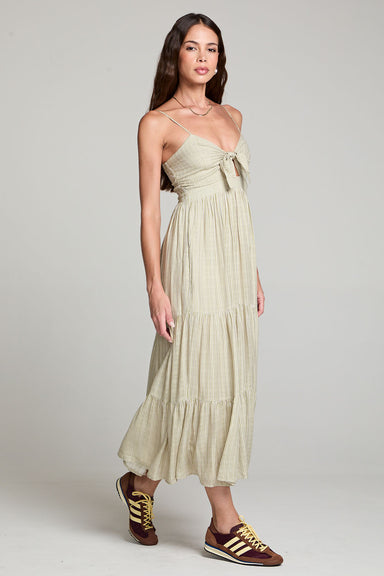 Saltwater Luxe - Stein Midi Dress - Fern - Side