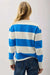 Richer Poorer - Beefy Stripe Cotton Pullover - Pop Blue Rugby - Back
