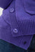 Richer Poorer - Alexa Lightweight Cardigan - Purple Pop - Detail