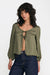 RVCA - Swindon Tie Front - Olive - Front Detail