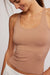 Free People - Clean Lines Racerback - Chocolate Malt - Detail