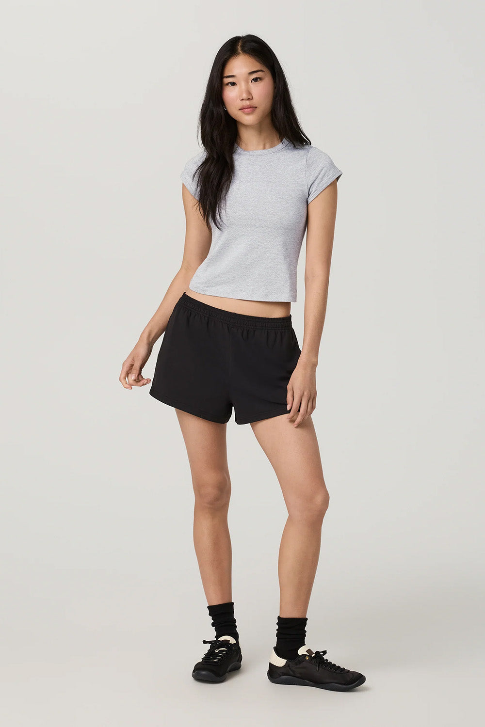 Vuori - Halo Short - Solid Black - Front