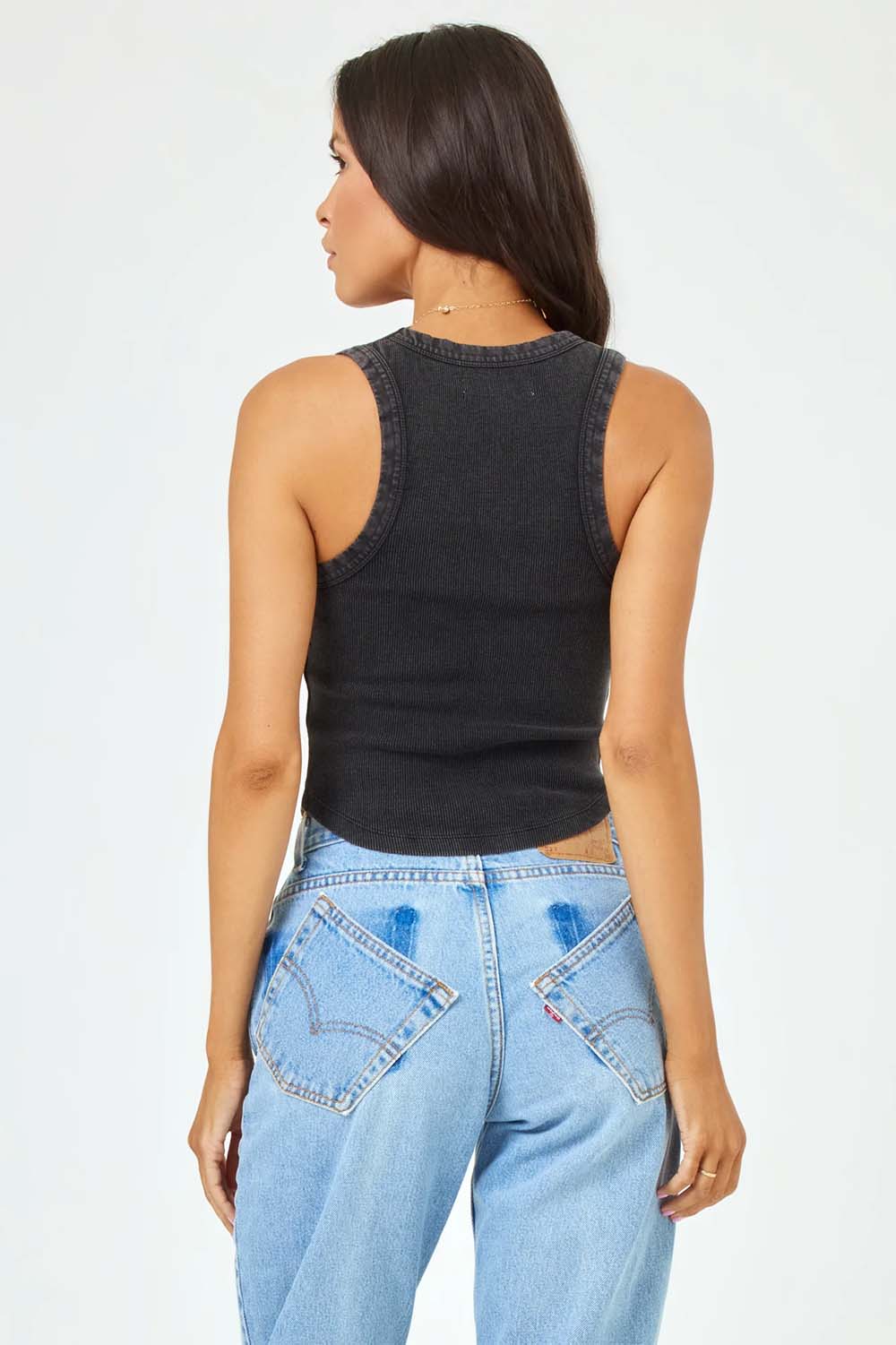 L*Space - Ash Tank - Black - Back