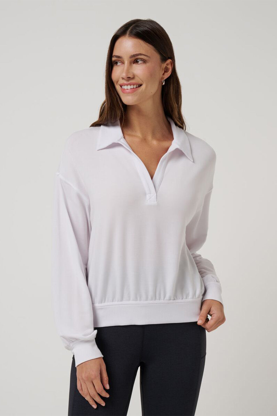 Travis Matthew - Cloud Terry LS - White - Front