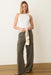 Marine Layer - LEXI RIB SUN-IN HIGH NECK CROP TANK - White