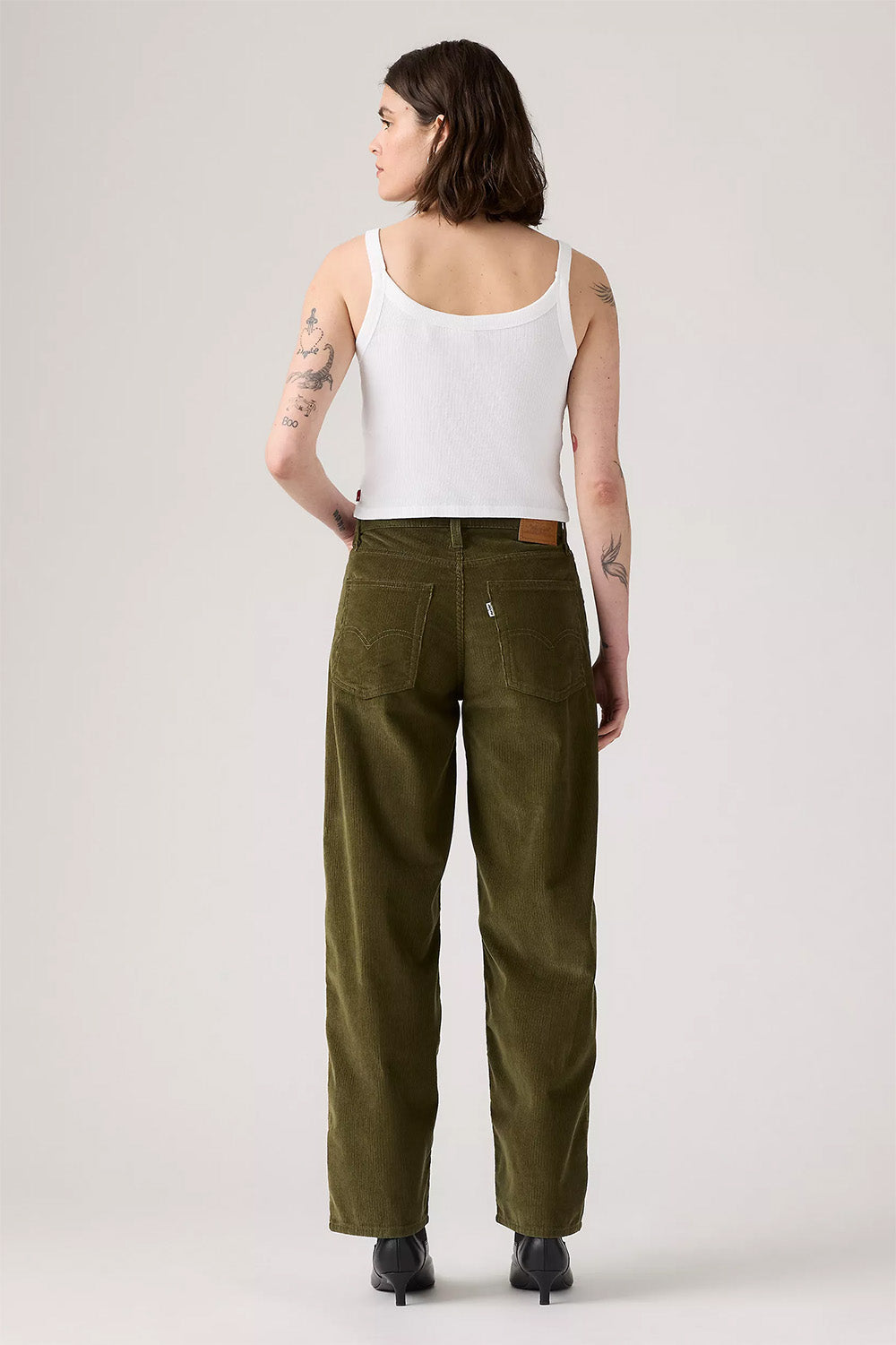Levis - Baggy Dad - Ivy Green - Back