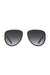 Quay All In Mini Polar in Black/Smoke — Front view