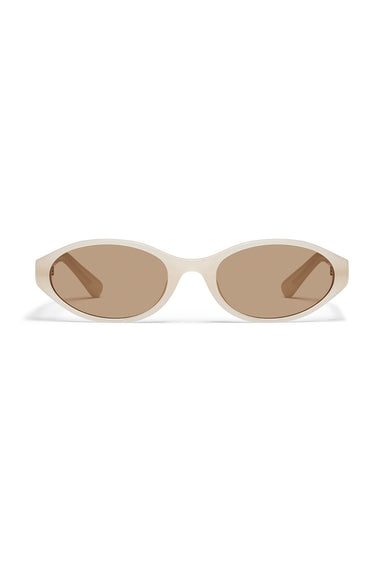 Quay Aura Points in Bone/Tan — Front view
