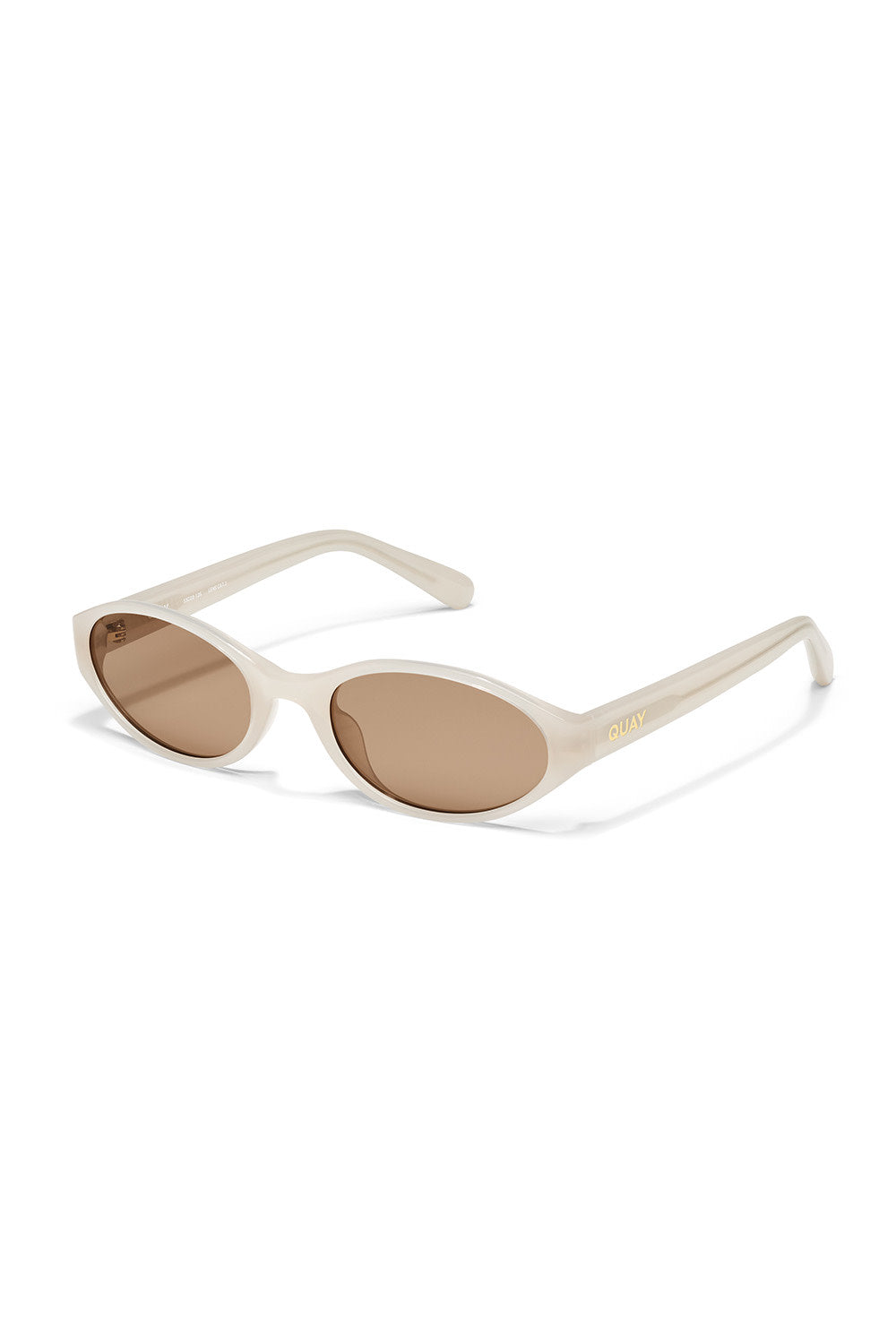 Quay Aura Points in Bone/Tan — Quarter view