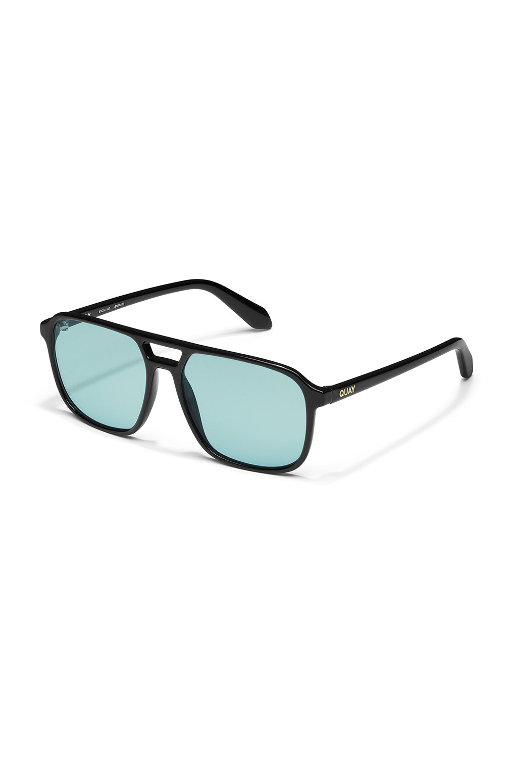 quay on the fly black aqua profile