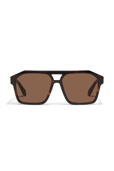 quay soundcheck dark tort brown front