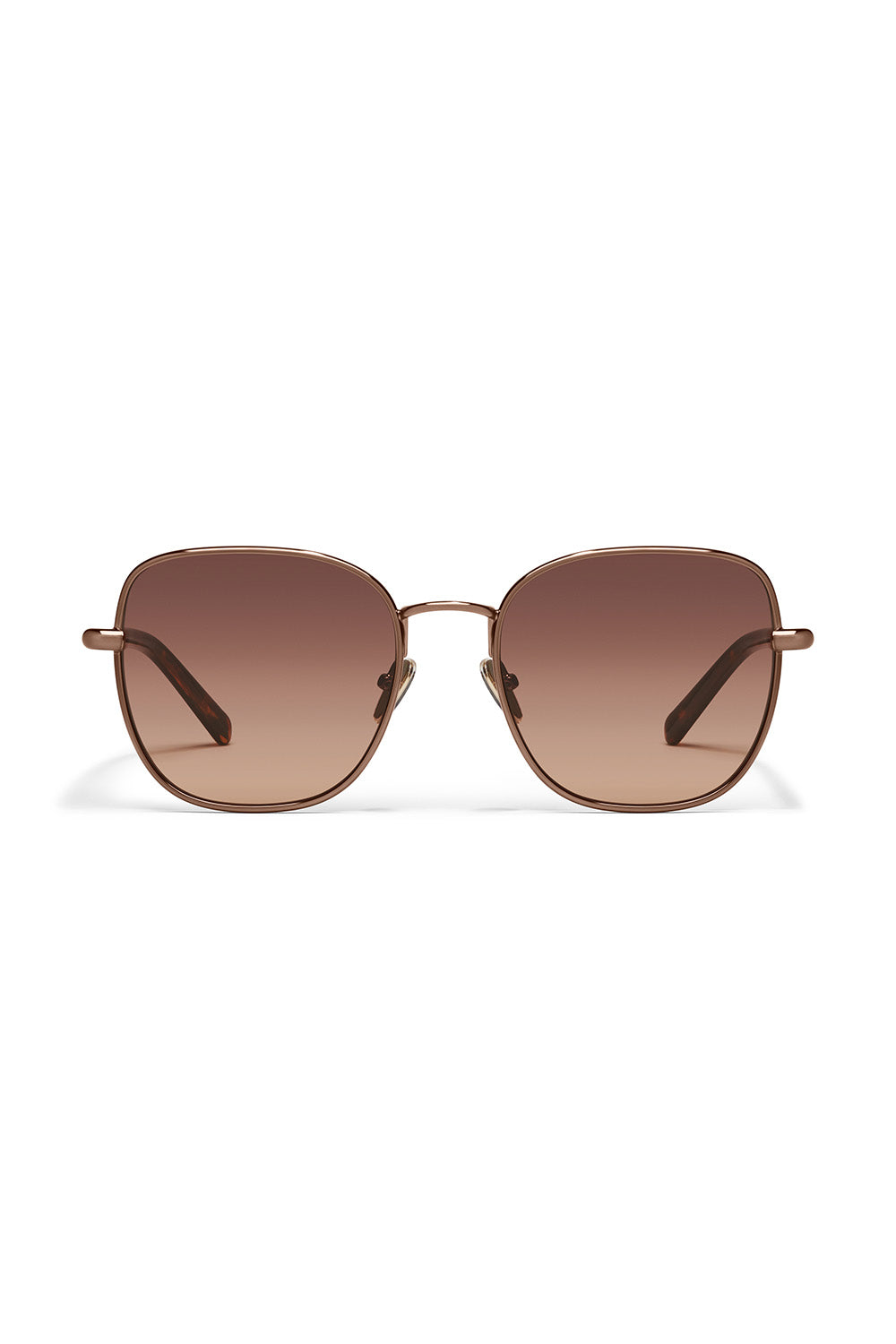 quay uptown chocolate brown fade front