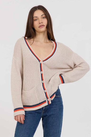 Stitches & Stripes - Luis Cardigan - Barley Combo