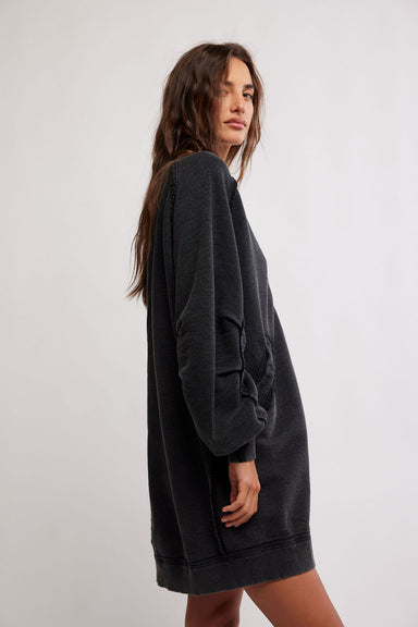 Free People - Fresh Start Cardi - Black - Side