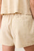 Marine Layer - Allison Hemp Short - Natural Stripe - Back