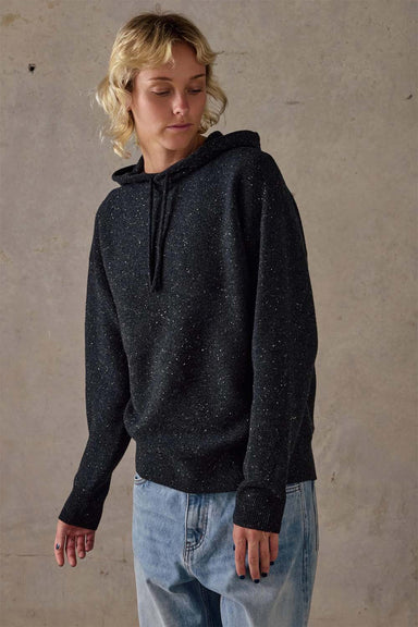 McTavish - Apres Knit Hoodie - Black Multi - Side