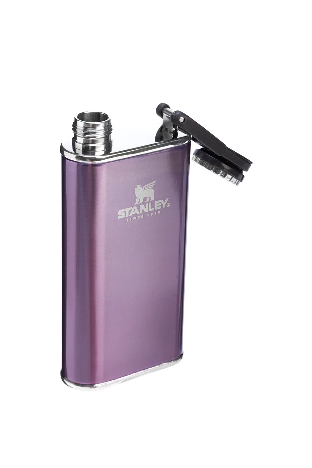 Stanley - The Easy Fill Flask - Wisteria Shine - Open