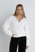 Rhythm - Muse V-Neck Jumper - White - Front