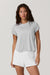 Vuori - Energy Classic Tee - Light Heather Grey - Front