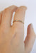 Able - Two Tone Twist Ring - Gold