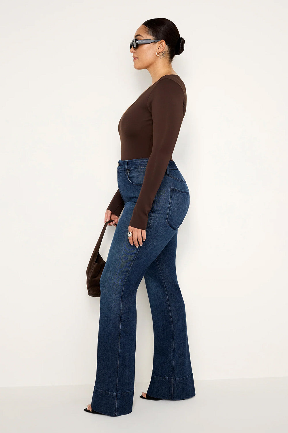 Good American - Good Classic Boot - Indigo - Plus Side