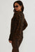 Beach Riot - Callie Sweater - Caramel Leopard - Side