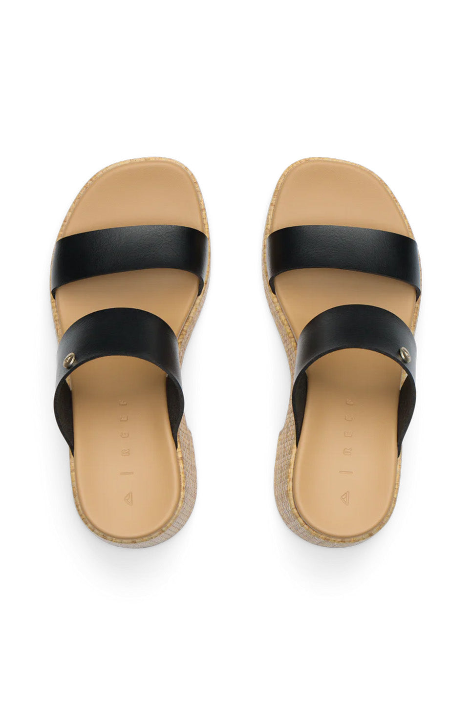 reef sunset ibiza black rafia top