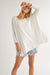 Sadie & Sage - Vacay 3/4 Sleeve Top - Ivory