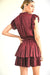 Reset by Jane - Gabrielle Dress - Wine - Back