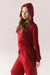 Chaser - Providence Hoodie - Carmine Red - Hood