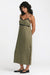 RVCA - Swindon Slip Dress - Olive - Side