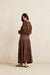 rhythm classic knit jumper chocolate back