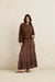 rhythm classic knit jumper chocolate front