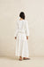 rhythm classic knit jumper in white back view