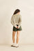 Rhythm High Tide Cardigan in Sweet Pea — Back view