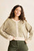 Rhythm High Tide Cardigan in Sweet Pea — Front view
